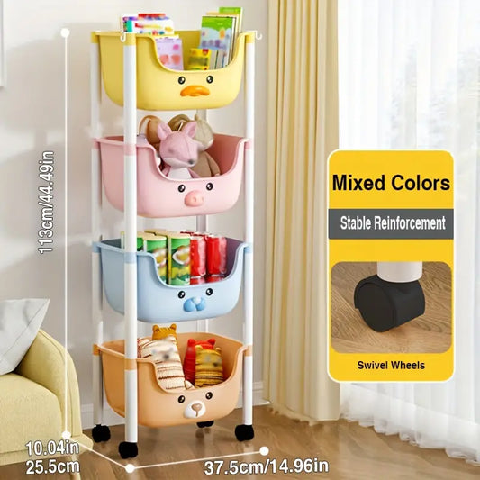 Organizador de Juguetes Infantil de 4 Niveles