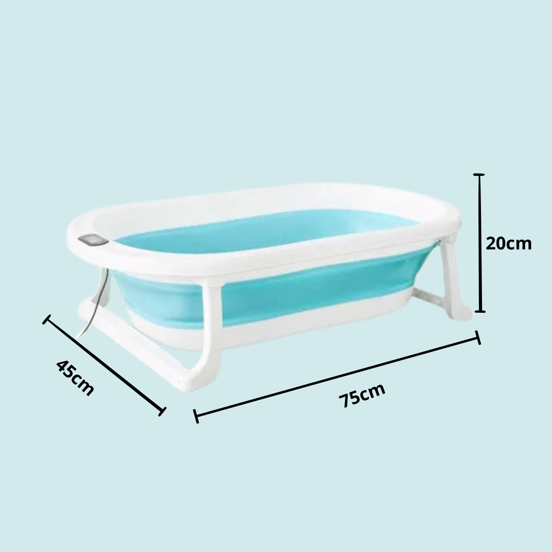 Bañera Plegable Infantil con Termómetro
