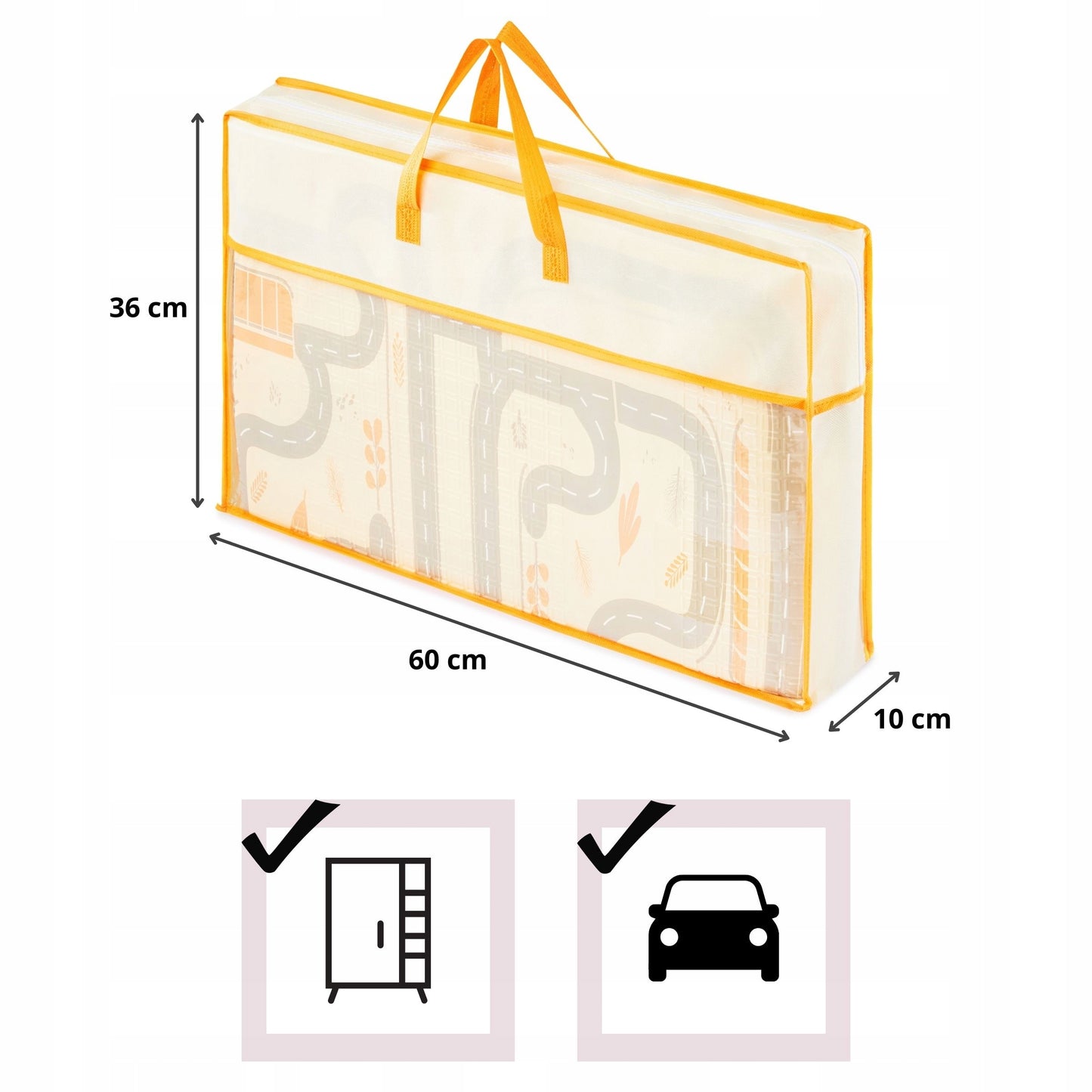Tapete Plegable para Bebé Doble Faz 200x180 cm