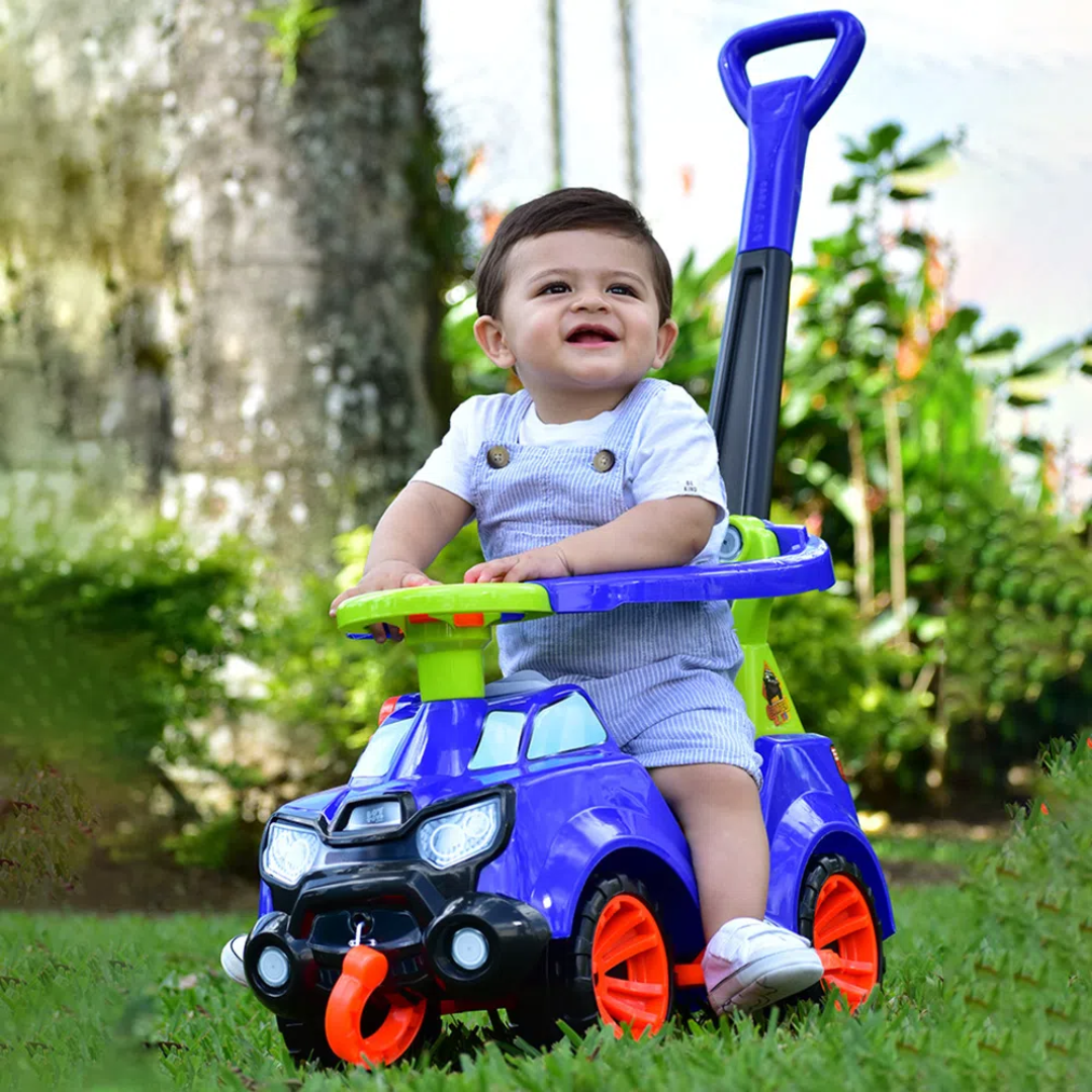 Carro Paseador Y Montable 3 En 1
