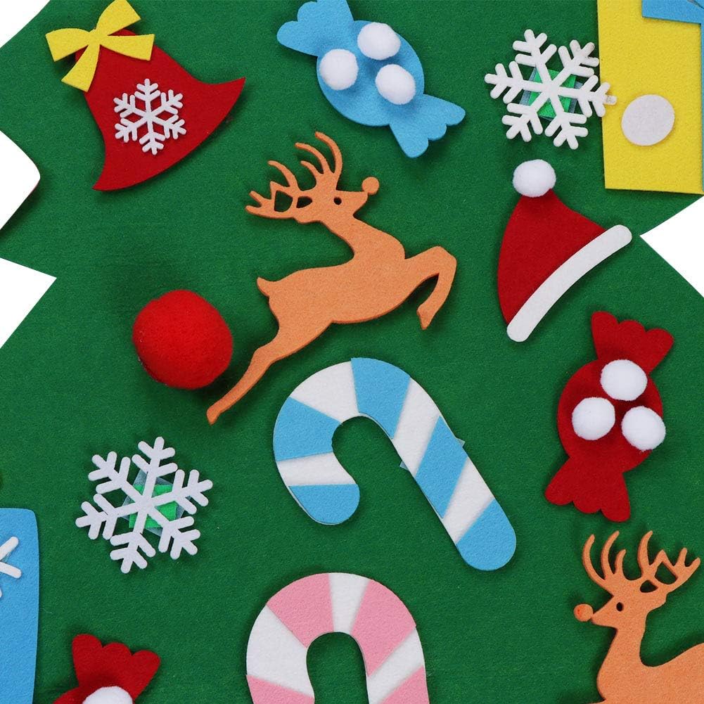 Árbol de Navidad Montessori en Fieltro
