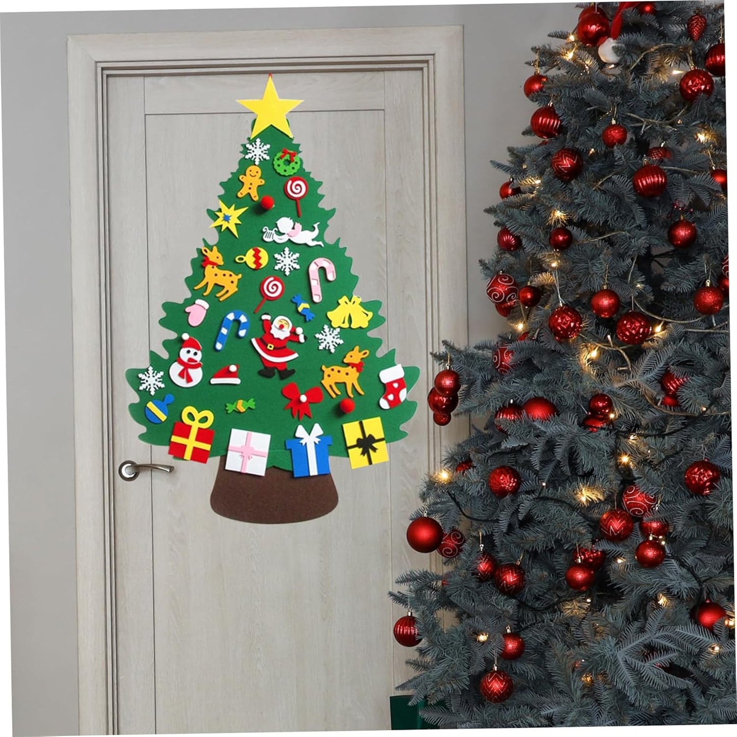 Árbol de Navidad Montessori en Fieltro