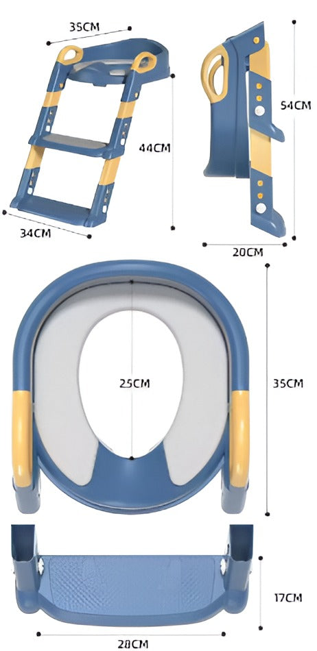 Escalera De Bano Inodoro De Ojitos