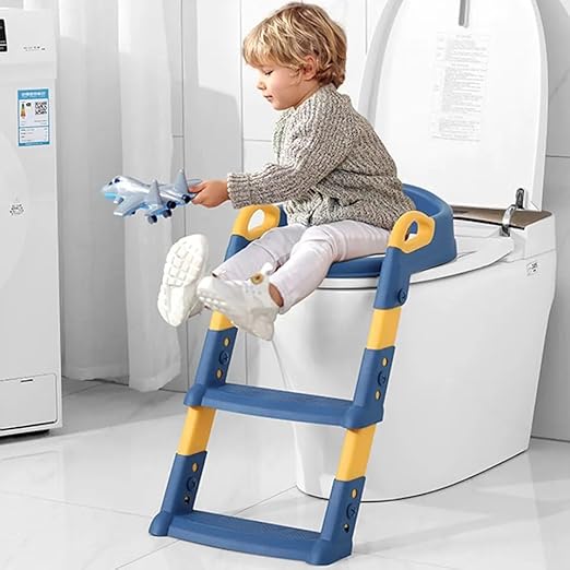 Escalera De Bano Inodoro De Ojitos