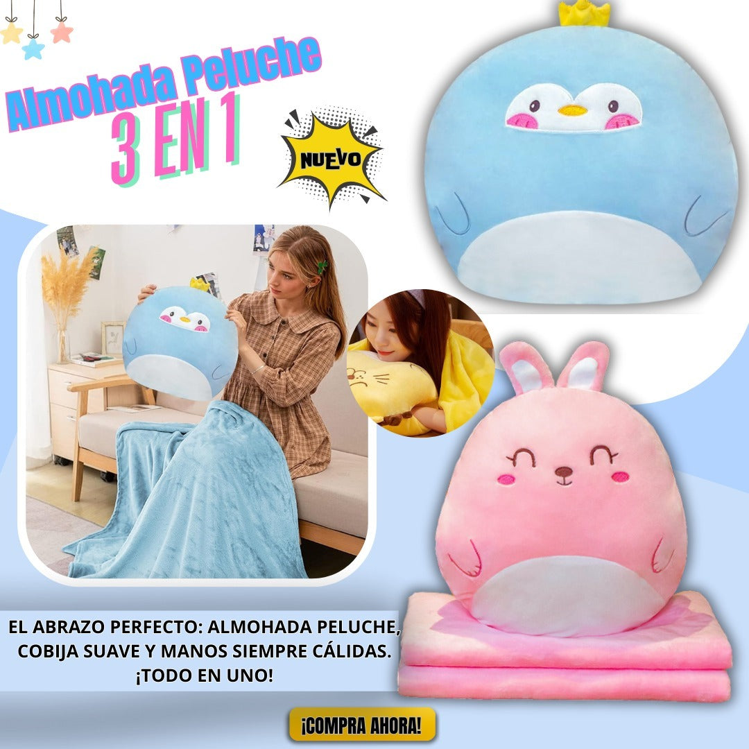 Almohada Con Cobija 3 En 1