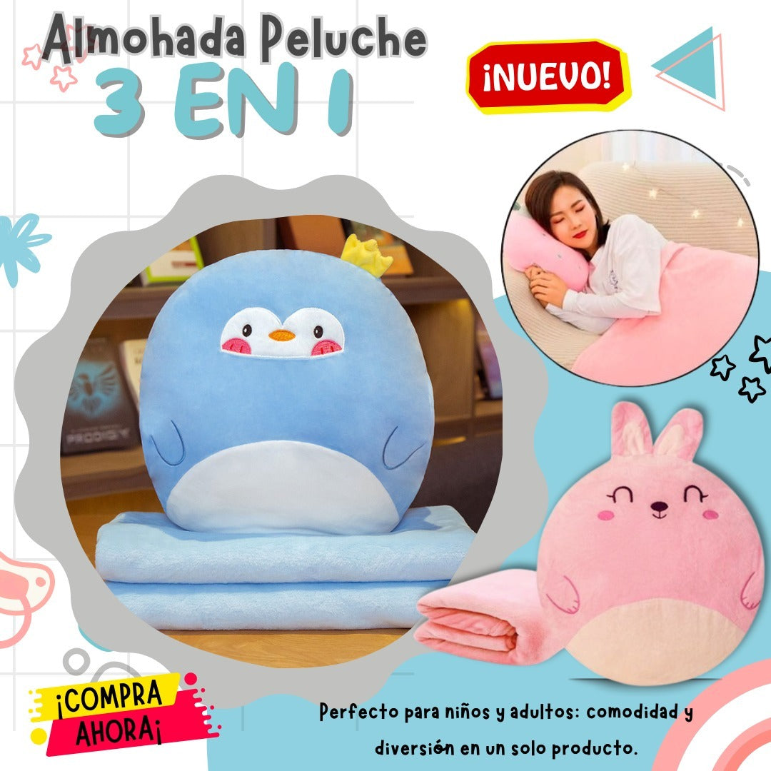 Almohada Con Cobija 3 En 1