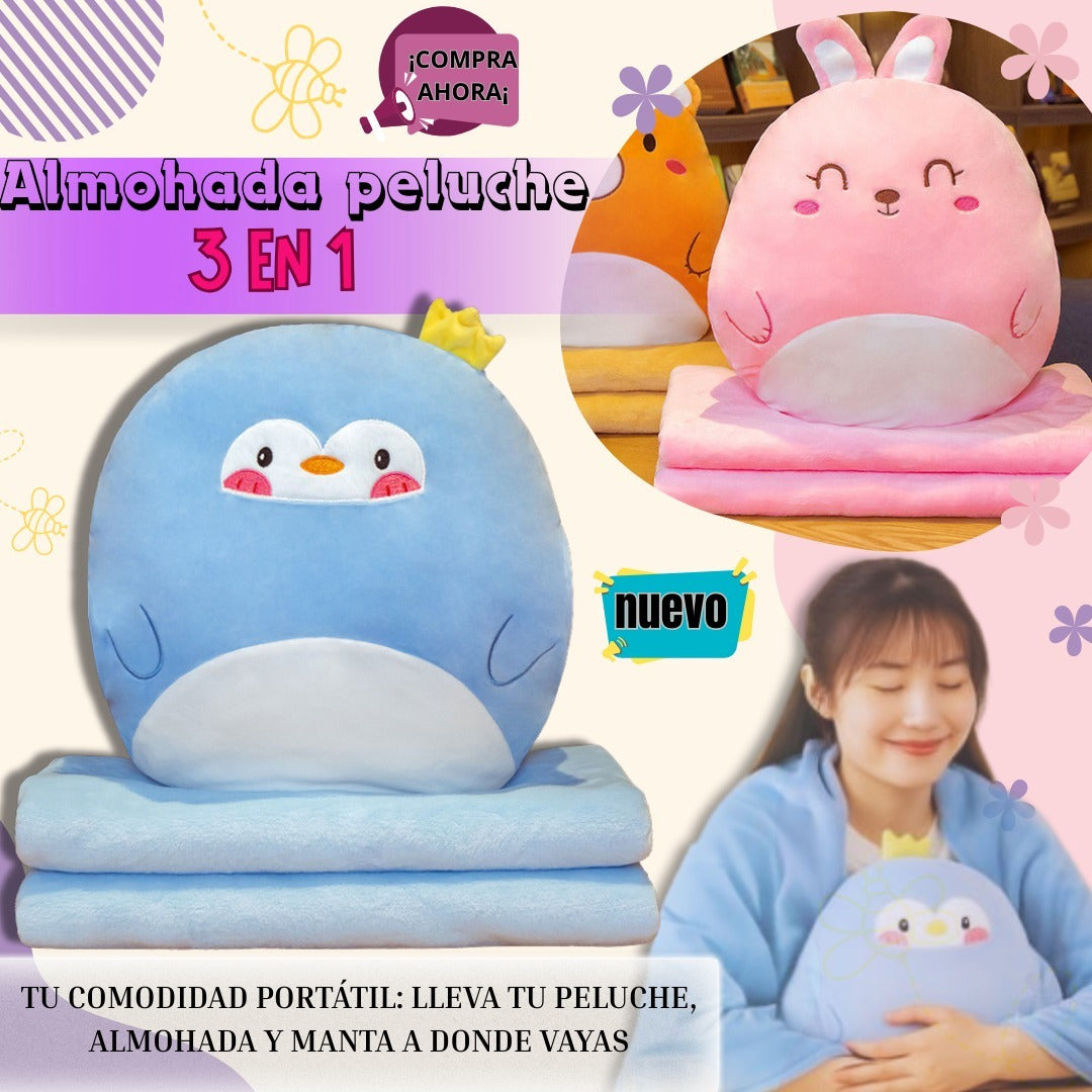 Almohada Con Cobija 3 En 1