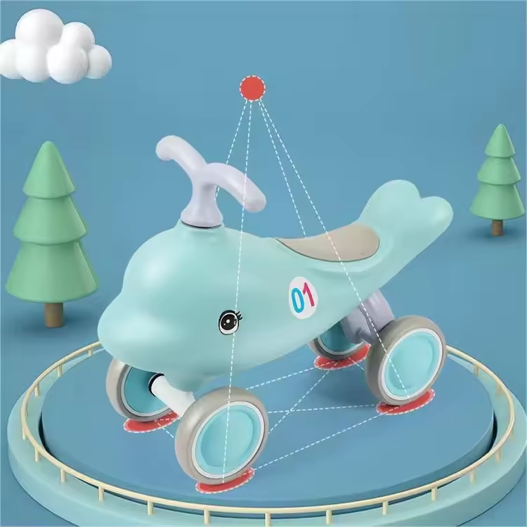 Andador Montable Musical Delfín