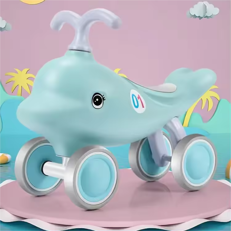 Andador Montable Musical Delfín