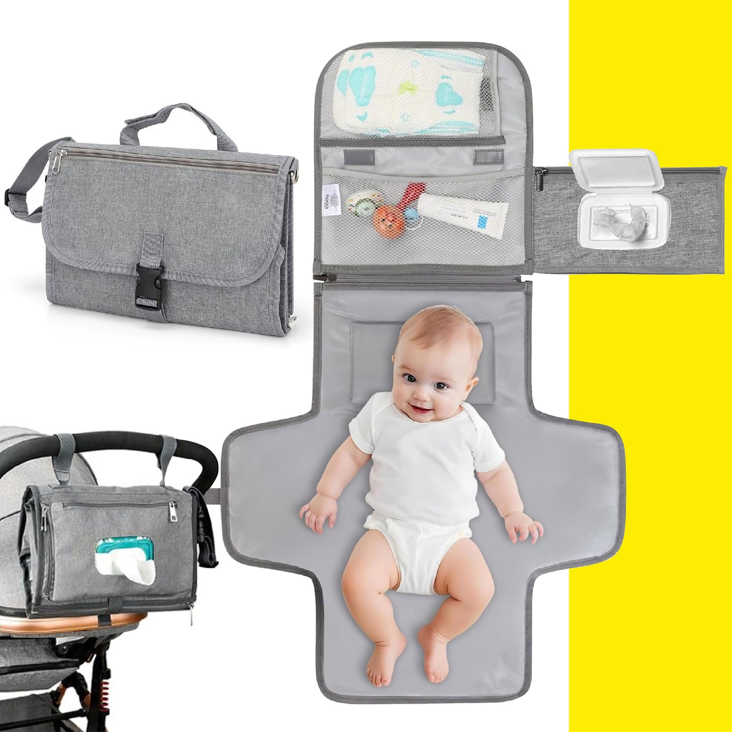 Cambiador De Panales Plegable Portatil