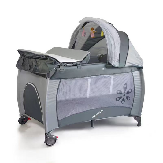 Cuna Corral Camping Plegable con Toldillo y Cambiador