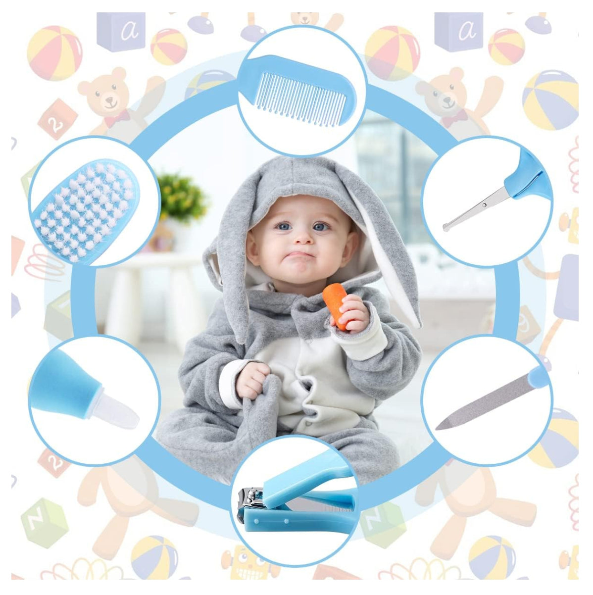 Kit de Aseo para Bebé 13 Piezas