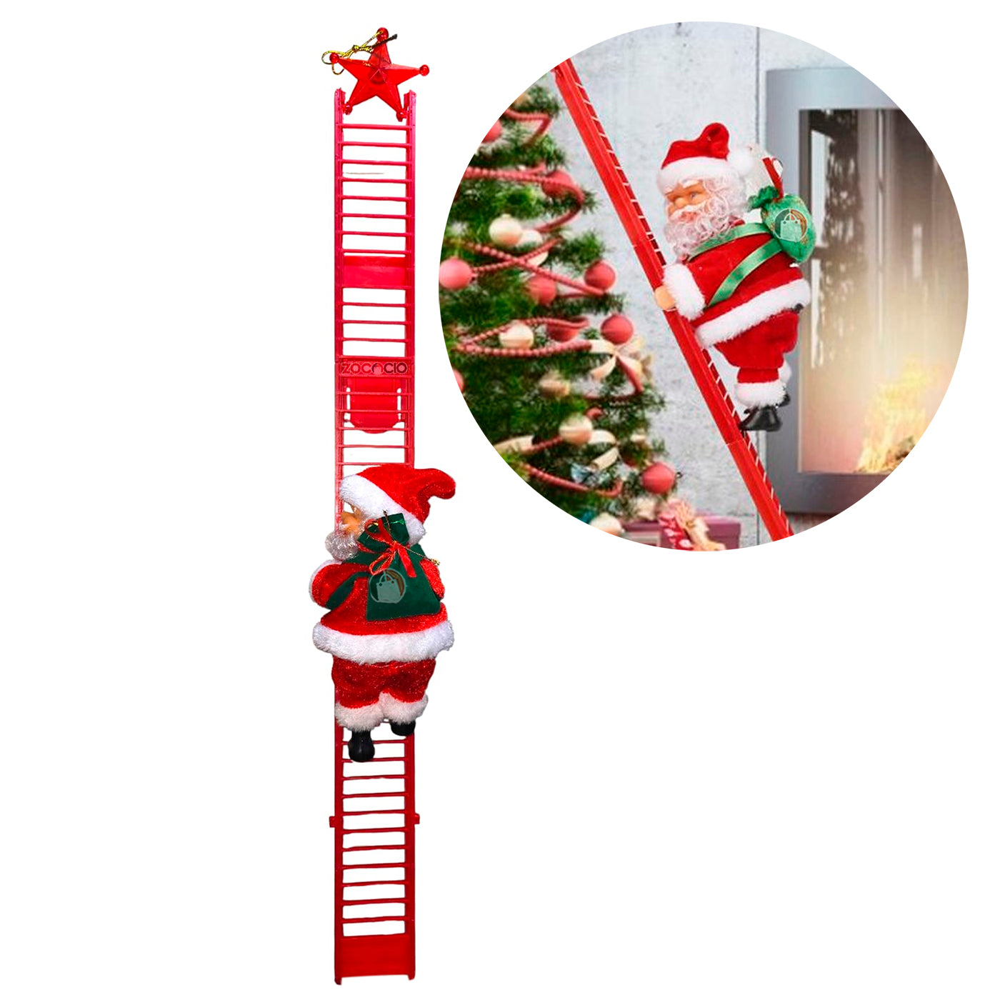 Papa Noel Muñeco Sube Y Baja