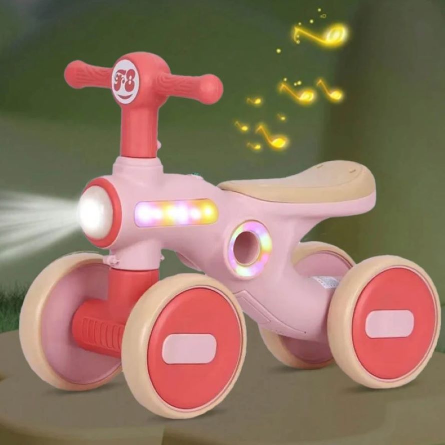 Triciclo Infantil Sin Pedales 4 Ruedas Premium