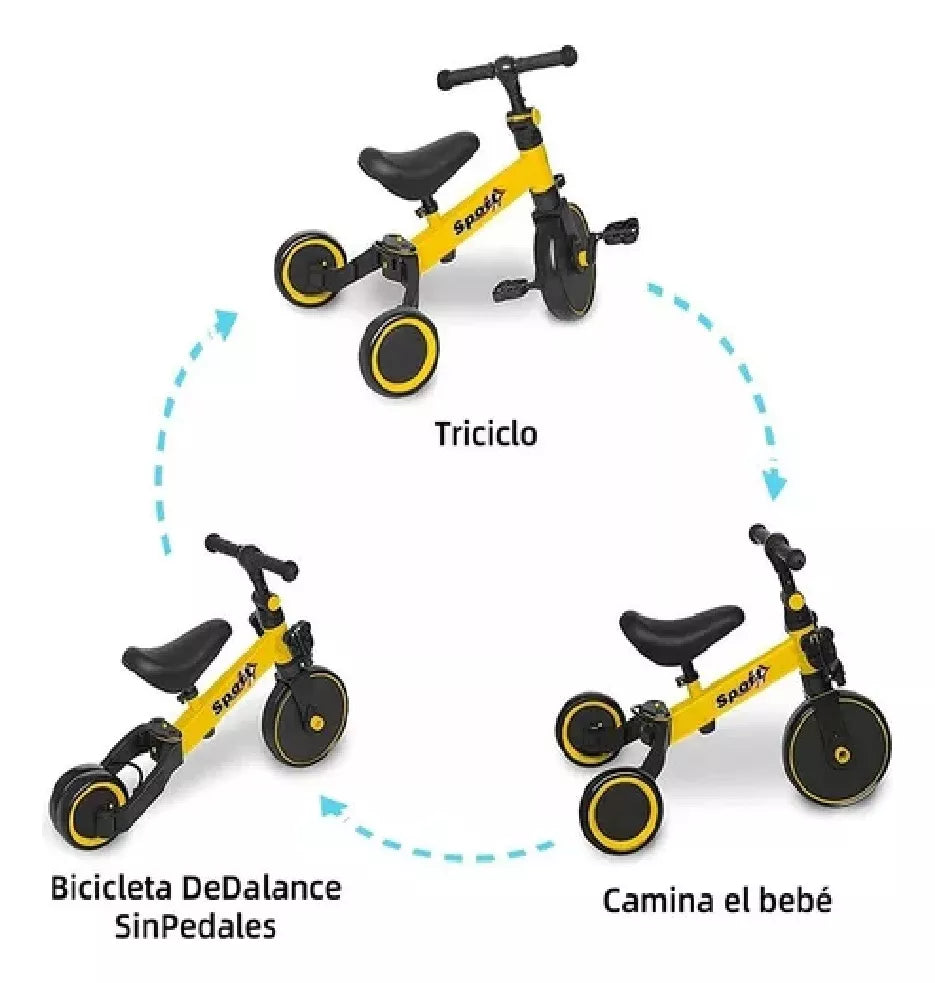 Triciclo Bicicleta Balance 3 en 1