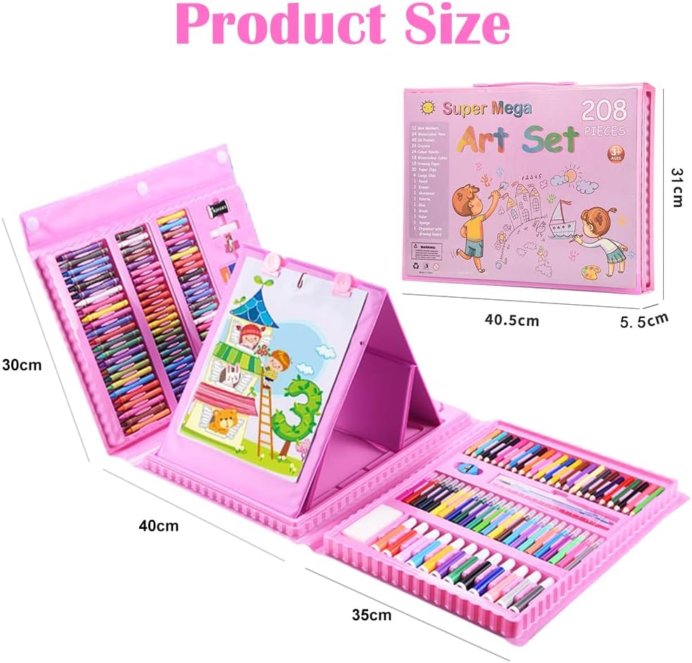 Set de Dibujo 208 Piezas