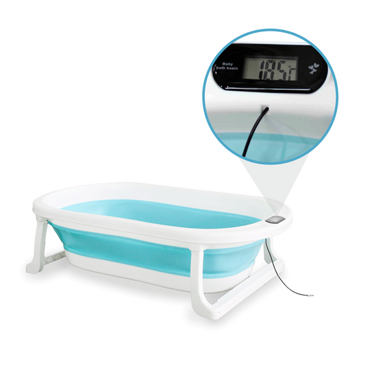 Bañera Plegable Infantil con Termómetro