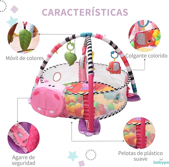 Gimnasio Corral Piscina de Pelotas 4 en 1
