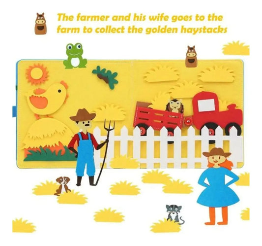 Libro Sensorial Texturas Granja 3D