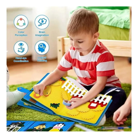 Libro Sensorial Texturas Granja 3D