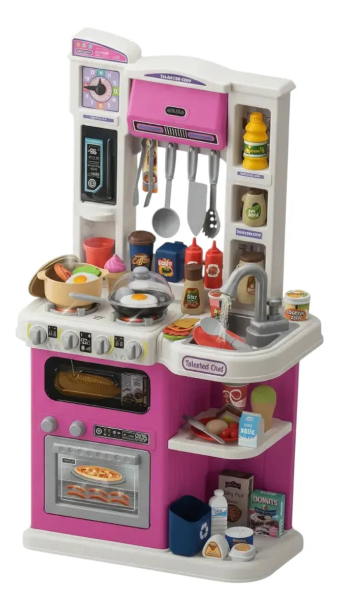 Cocina Infantil Agua, Vapor, Luces y Sonidos