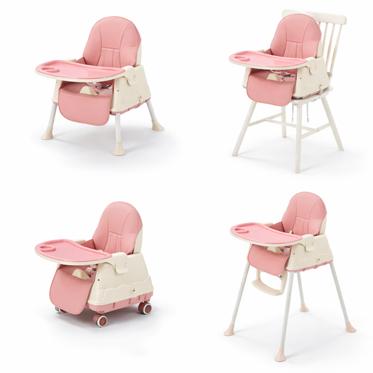 Silla Comedor 4 en 1 Multifunción para Bebé