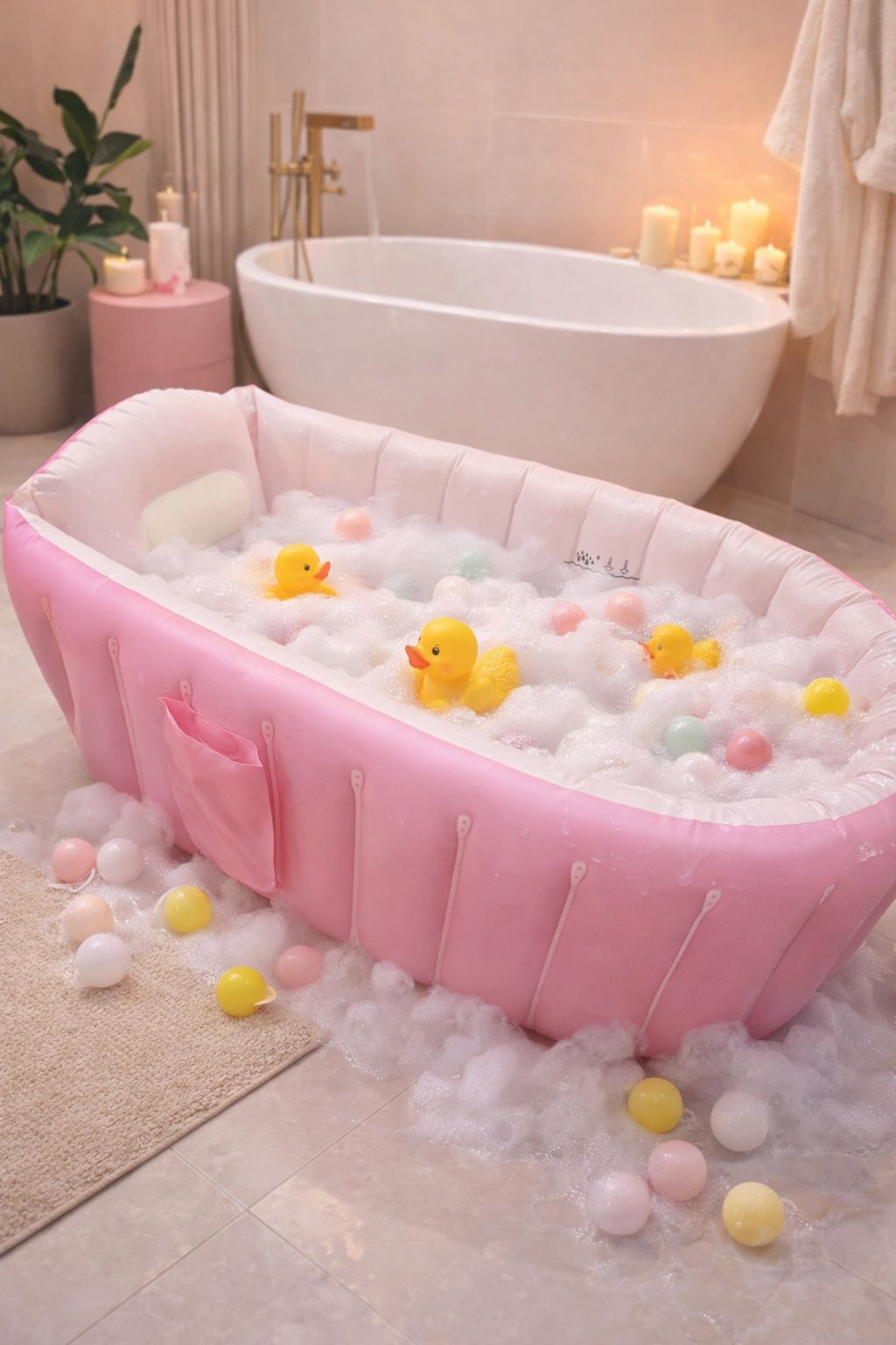 Bañera Inflable Portátil para Bebé