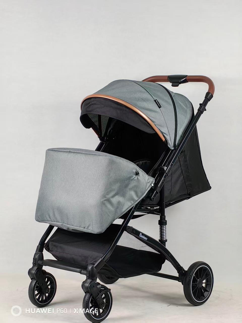 Coche Maleta Reversible con Bandeja y cubre pies