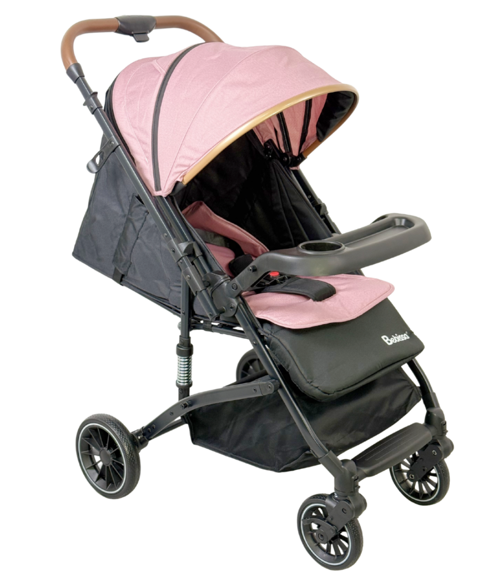Coche Maleta Reversible con Bandeja y cubre pies
