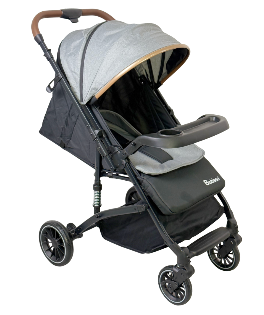 Coche Maleta Reversible con Bandeja y cubre pies