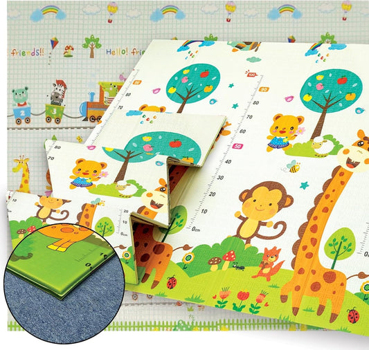 Tapete Plegable para Bebé Doble Faz 200x180 cm
