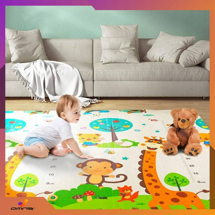 Tapete Plegable para Bebé Doble Faz 200x180 cm