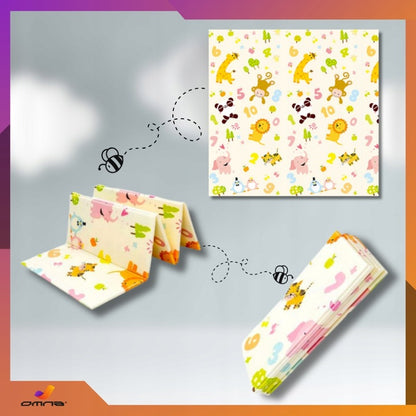 Tapete Plegable para Bebé Doble Faz 200x180 cm
