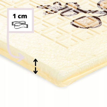 Tapete Plegable para Bebé Doble Faz 200x180 cm