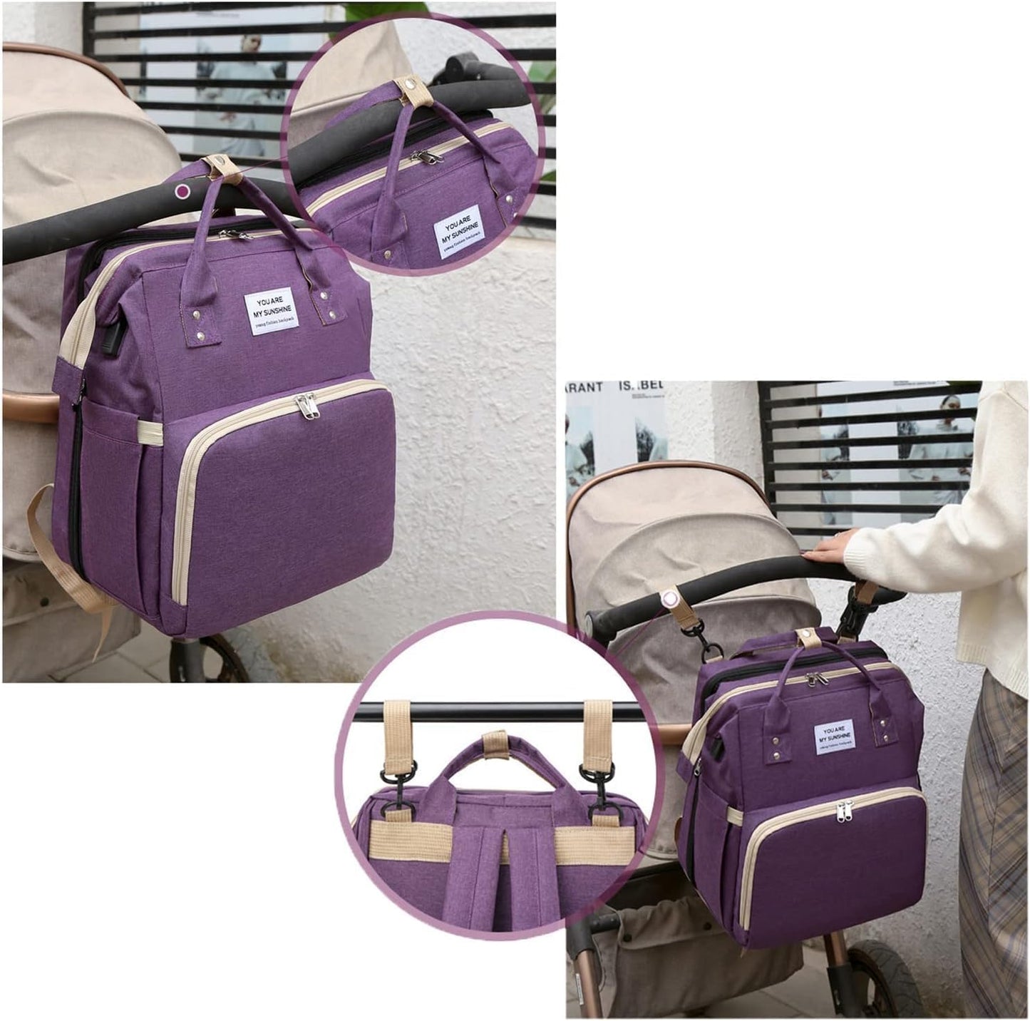 Pañalera Tipo Cuna Multiusos