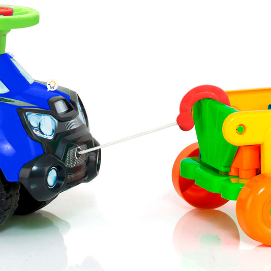 Carro Paseador Y Montable 3 En 1