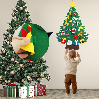 Árbol de Navidad Montessori en Fieltro