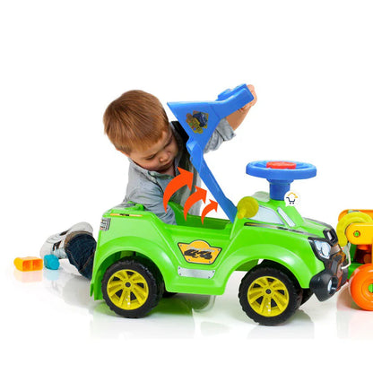 Carro Paseador Y Montable 3 En 1