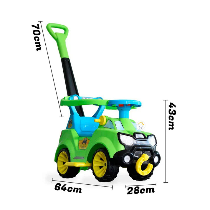 Carro Paseador Y Montable 3 En 1