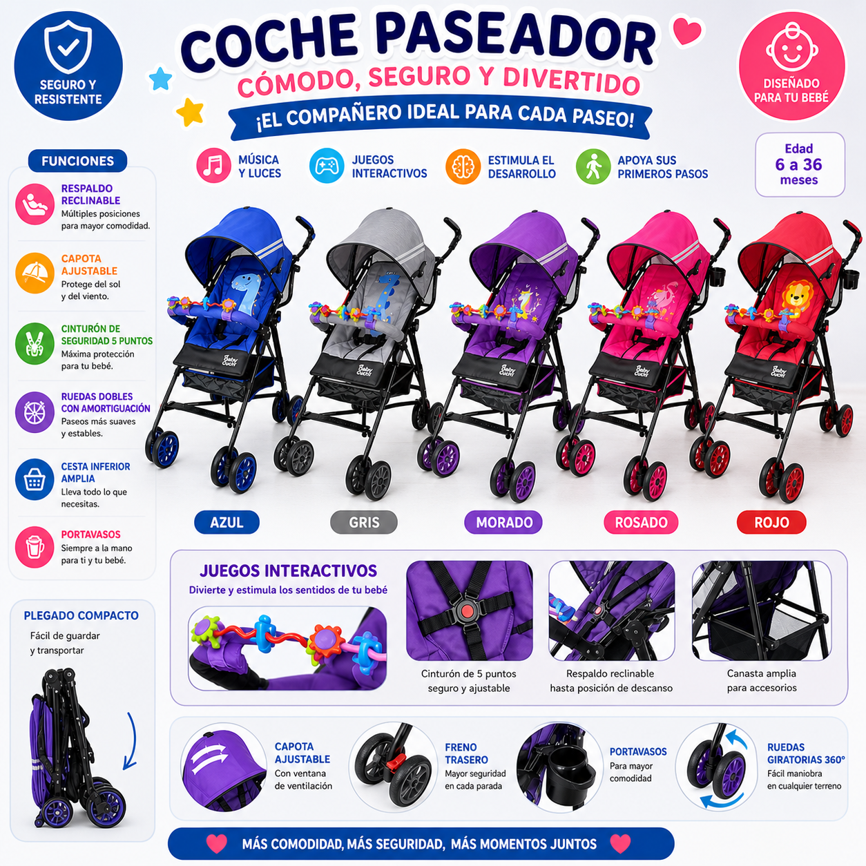 Coche Paseador Nova