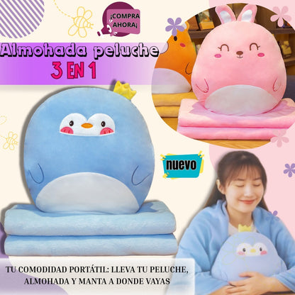 Almohada Con Cobija 3 En 1