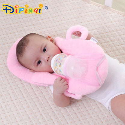 Cojín de Apoyo para Bebé con Soporte de Tetero