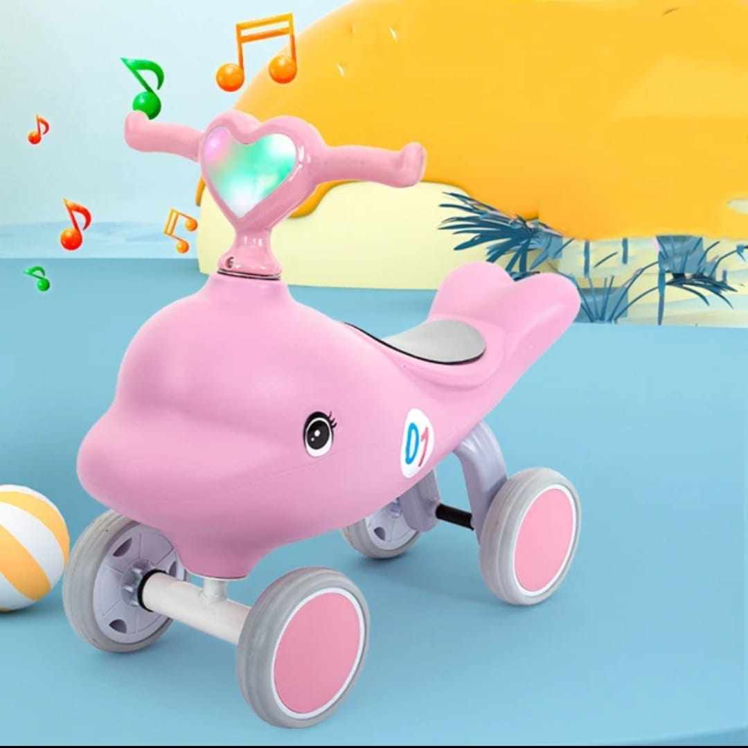 Andador Montable Musical Delfín