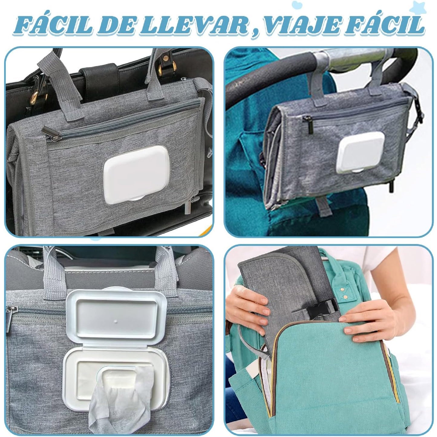 Cambiador De Panales Plegable Portatil