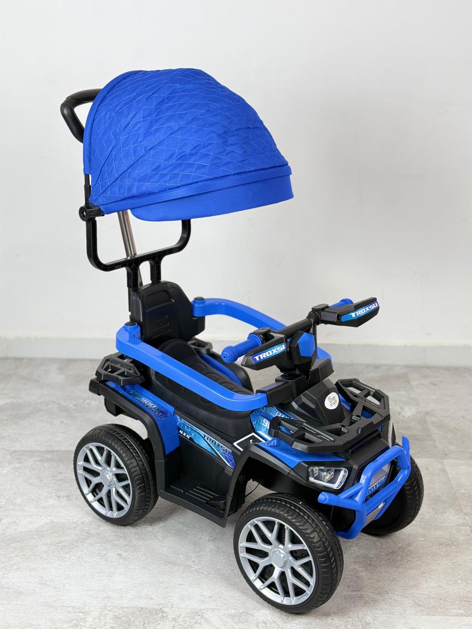 Cuatrimoto Recargable con Control Direccional, Capota y Guia