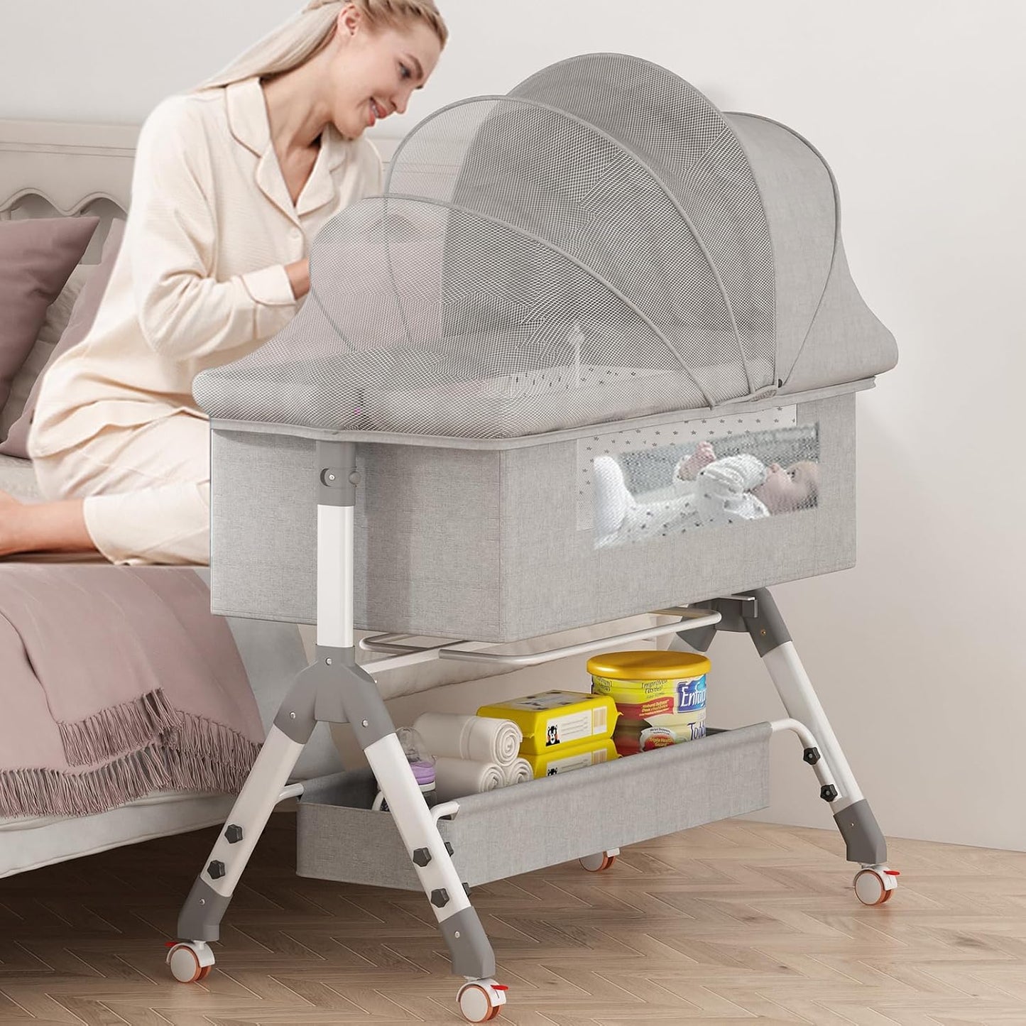 Corral Cuna Colecho Moisés 3 en 1