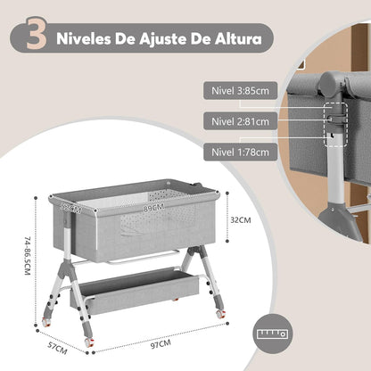 Corral Cuna Colecho Moisés 3 en 1