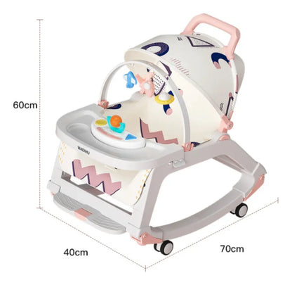 Silla Mecedora 5 En 1 Con Ruedas