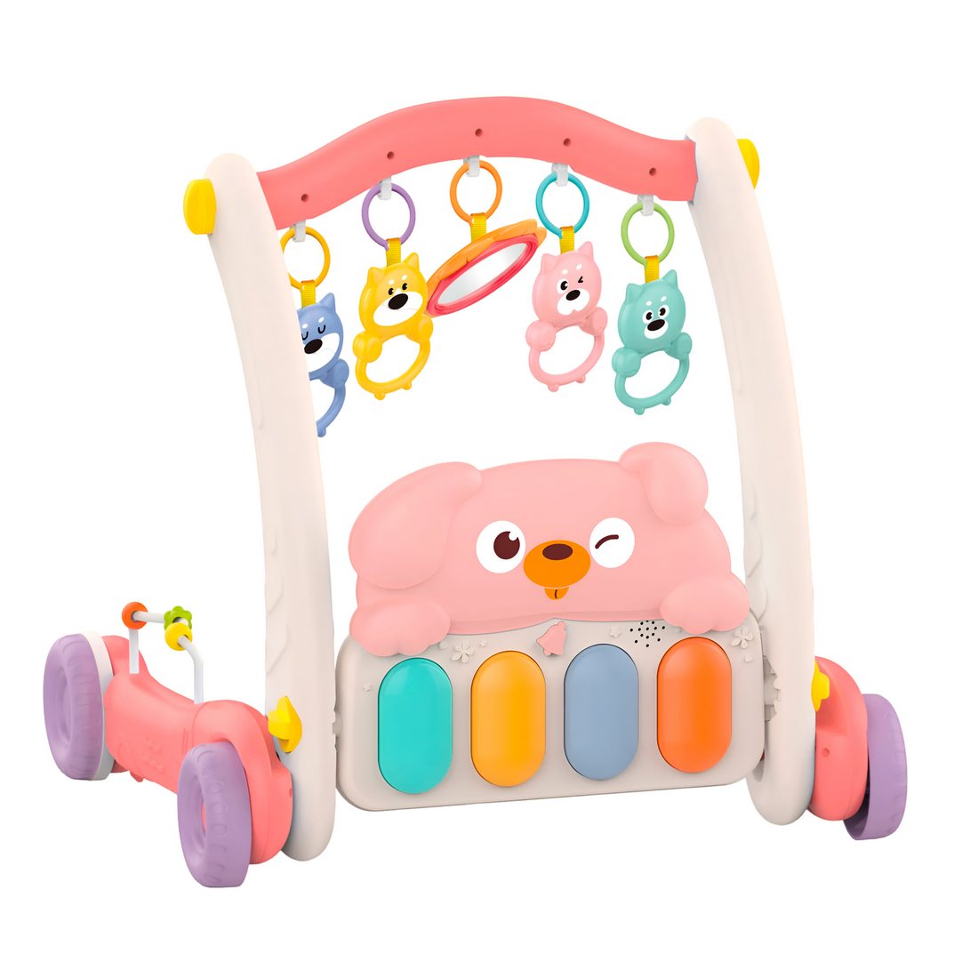 Gimnasio Piano Musical 2 en 1 con Caminador