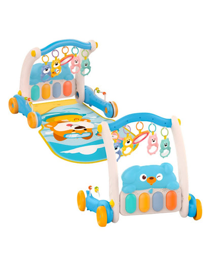 Gimnasio Piano Musical 2 en 1 con Caminador